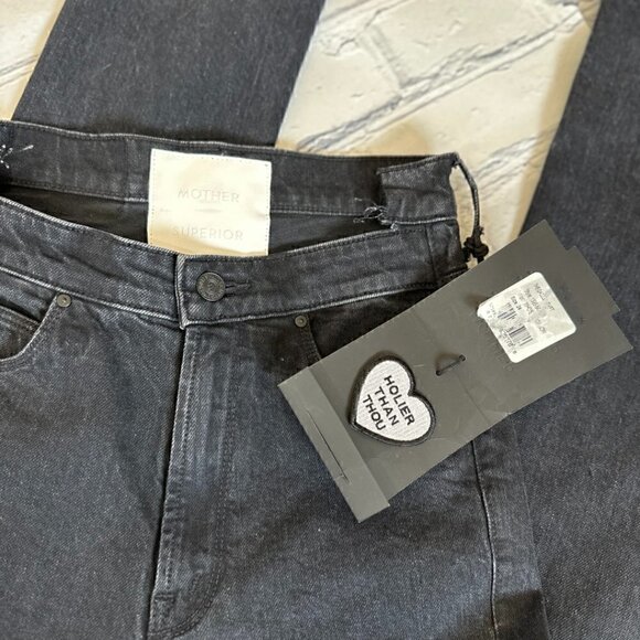 #37 NWT MOTHER Superior The Dazzler Shift Jeans - Picture 8 of 8